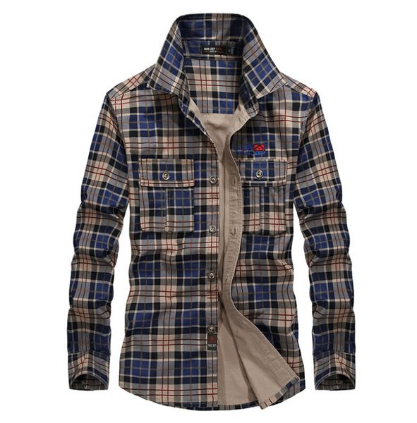 outdoor shirts spring and autumn men casual fashion plus size plaid long sleeve shirt, Gray;blue
outdoor shirts spring and autumn men casual fashion plus size plaid long sleeve shirt, Gray;blue