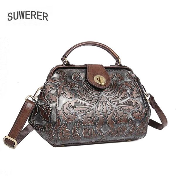 suwerer new women genuine leather bags retro embossing bag real cowhide leather shoulder crossbody bags for women handbag
suwerer new women genuine leather bags retro embossing bag real cowhide leather shoulder crossbody bags for women handbag