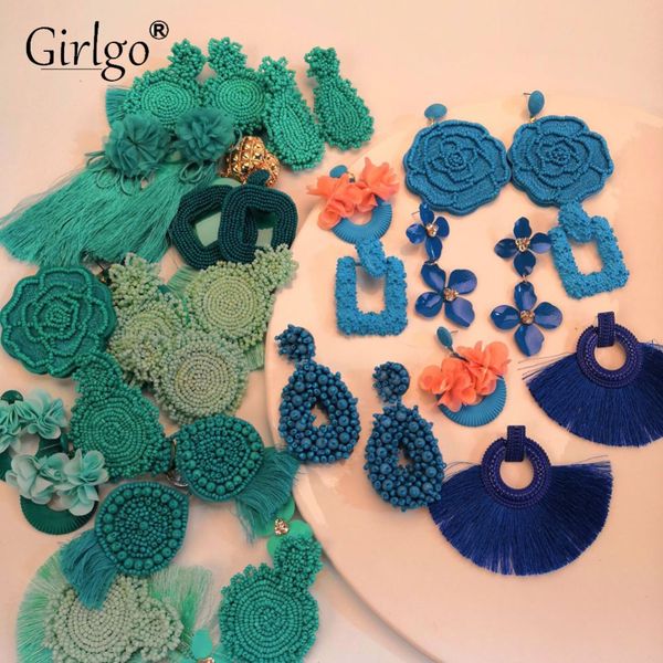 girlgo special handmade beads drop earrings for women wedding statement jewelry charm luxury dangle bijoux party gifts bohemian, Silver
girlgo special handmade beads drop earrings for women wedding statement jewelry charm luxury dangle bijoux party gifts bohemian, Silver