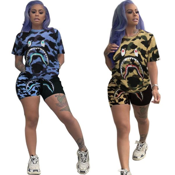 womens t-shirt tracksuit short sleeve two piece sets designer summer clothing casual tee skinny mini pants fitness outfits plus size 910, Gray
womens t-shirt tracksuit short sleeve two piece sets designer summer clothing casual tee skinny mini pants fitness outfits plus size 910, Gray