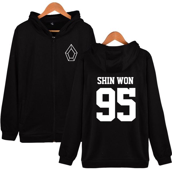 new 2019 kpop clothes pentagon five senses 2d print zipper hoodies sweatshirt cute women/men fashion hoodies zippers, Black
new 2019 kpop clothes pentagon five senses 2d print zipper hoodies sweatshirt cute women/men fashion hoodies zippers, Black