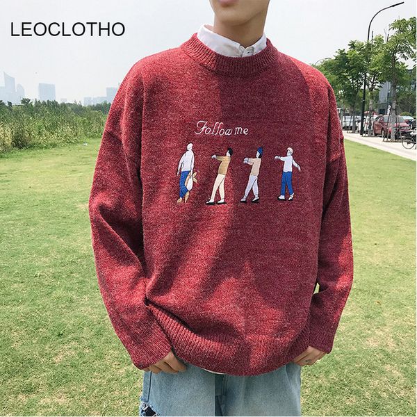 leoclotho autumn winter men's casual sweater loose 0-neck solid color knittwear men's embroidery pullovers -2xl, White;black
leoclotho autumn winter men's casual sweater loose 0-neck solid color knittwear men's embroidery pullovers -2xl, White;black