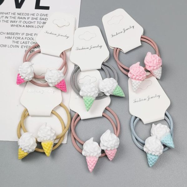 new summer kid's ice cream hair ties for thin hair ties elastic little girl kid accessories, Slivery;white
new summer kid's ice cream hair ties for thin hair ties elastic little girl kid accessories, Slivery;white