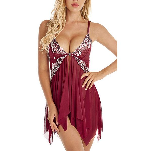 lingerie for women front closure babydoll floral lace v-neck mesh underwear set sleepwear nightgown lingerie, Black;red
lingerie for women front closure babydoll floral lace v-neck mesh underwear set sleepwear nightgown lingerie, Black;red