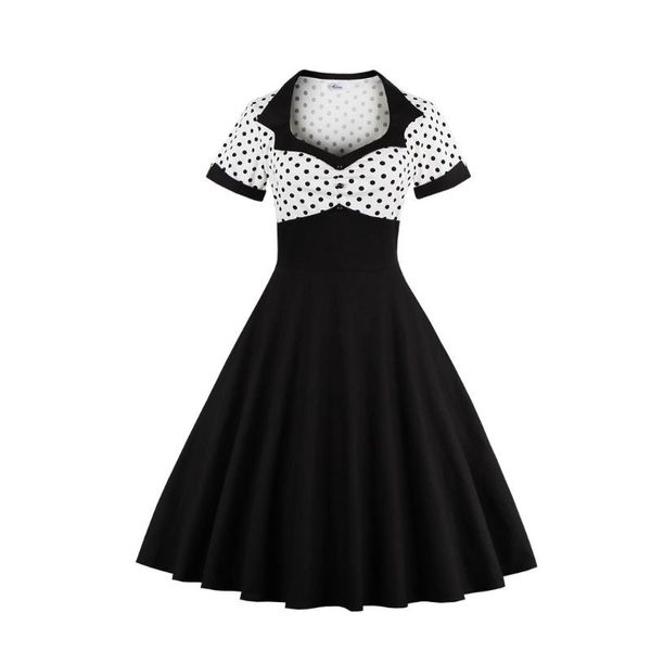 backlakegirls summer women's dress korean style fashion v-neck ladies pleated dress casual short sleeve dot female 2020, White;black
backlakegirls summer women's dress korean style fashion v-neck ladies pleated dress casual short sleeve dot female 2020, White;black
