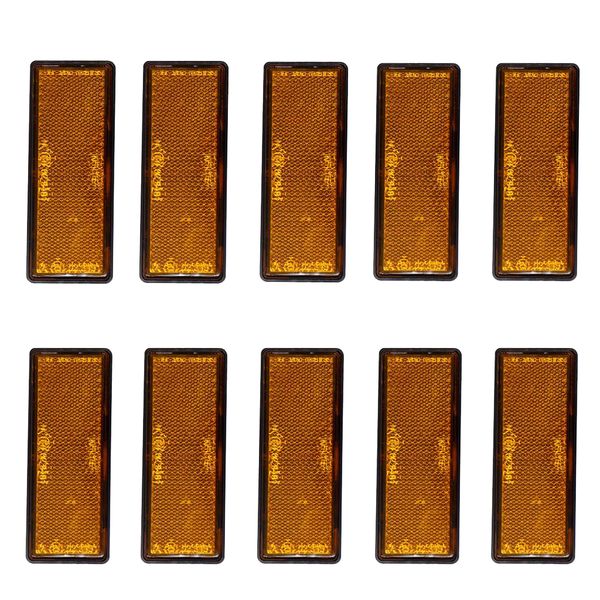 10pcs rectangular stick on reflective reflector for motorcycles motor atv bikes car truck trailer
10pcs rectangular stick on reflective reflector for motorcycles motor atv bikes car truck trailer