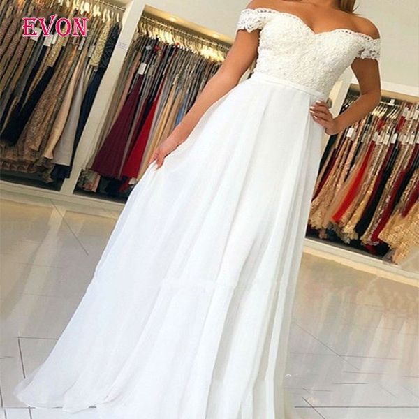 elegant off the shoulder long chiffon prom dresses custom made white floor length formal party prom gowns vestido de fiesta, White;black
elegant off the shoulder long chiffon prom dresses custom made white floor length formal party prom gowns vestido de fiesta, White;black