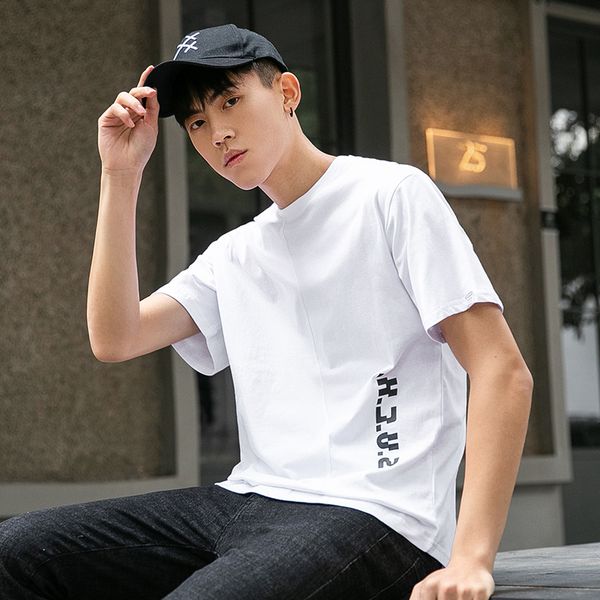 tfetters 2020 short sleeve t-shirt mens new round neck summer casual printing loose cotton tshirt, White;black
tfetters 2020 short sleeve t-shirt mens new round neck summer casual printing loose cotton tshirt, White;black