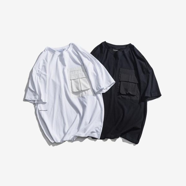 ancient also men's wear 2019/summer wear origional men's pocket joint loose base-short sleeved t-shirt, White;black
ancient also men's wear 2019/summer wear origional men's pocket joint loose base-short sleeved t-shirt, White;black