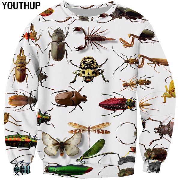 youthup 2019 fashion 3d hoodies male insect print cool funny 3d hoodies sweatshirts men o-neck pullover plus size streetwear, Black
youthup 2019 fashion 3d hoodies male insect print cool funny 3d hoodies sweatshirts men o-neck pullover plus size streetwear, Black