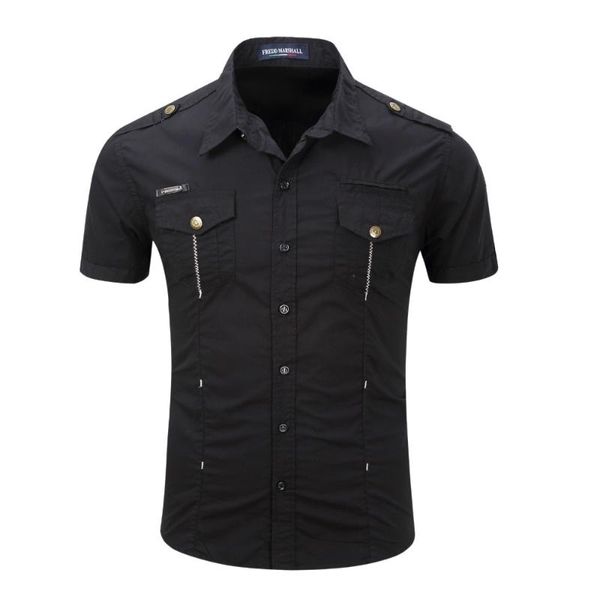 large size s-3xl 2017 europe style men's summer fashion casual brand short shirt man 100% pure cotton khaki shirts, White;black
large size s-3xl 2017 europe style men's summer fashion casual brand short shirt man 100% pure cotton khaki shirts, White;black