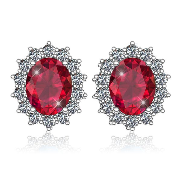 red ruby earings fashion jewelry 2020 silver 925 earring stud classic oval gemstone jewellery july birthstone anniversary gift, Golden;silver
red ruby earings fashion jewelry 2020 silver 925 earring stud classic oval gemstone jewellery july birthstone anniversary gift, Golden;silver