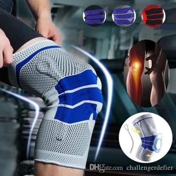 sports knee support pad high compression silicone padded knee sleeve, Black;gray
sports knee support pad high compression silicone padded knee sleeve, Black;gray