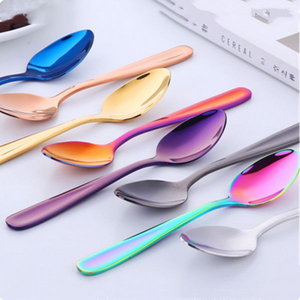 new creative coffee spoon 304 stainless steel spoons plated small tea spoon color mixing spoons children's spoons t2i5270
new creative coffee spoon 304 stainless steel spoons plated small tea spoon color mixing spoons children's spoons t2i5270