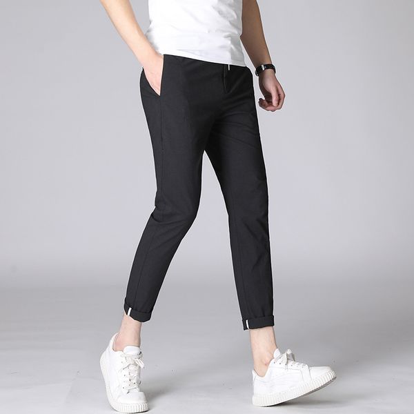 mrmt 2019 brand spring and summer men's trousers casual cotton textile young and middle-aged pants for male pure color pants, Black
mrmt 2019 brand spring and summer men's trousers casual cotton textile young and middle-aged pants for male pure color pants, Black