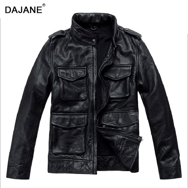 dajane spring new cow genuine leather motorcycle suit men flight suit real leather jacket men, Black
dajane spring new cow genuine leather motorcycle suit men flight suit real leather jacket men, Black