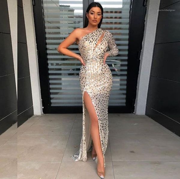 party dress designer one shoulder high split slim hollow out dresses females night club clothes womens sequins sexy, White;black
party dress designer one shoulder high split slim hollow out dresses females night club clothes womens sequins sexy, White;black