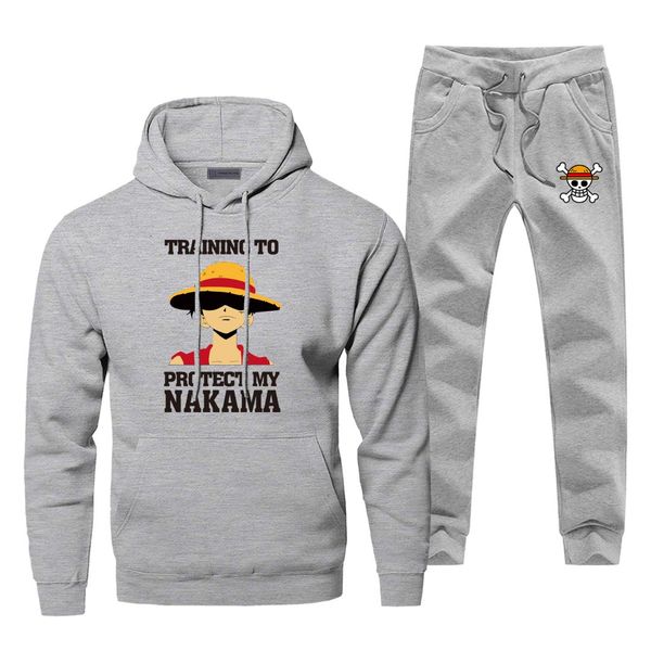 japan anime one piece gray hoodies sets casual fashion protect my nakama men's full suit tracksuit luffy harajuku sportsman wear
japan anime one piece gray hoodies sets casual fashion protect my nakama men's full suit tracksuit luffy harajuku sportsman wear
