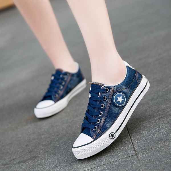 2020 spring new fashion student casual washed canvas shoes denim flat comfortable women's shoes, Black
2020 spring new fashion student casual washed canvas shoes denim flat comfortable women's shoes, Black