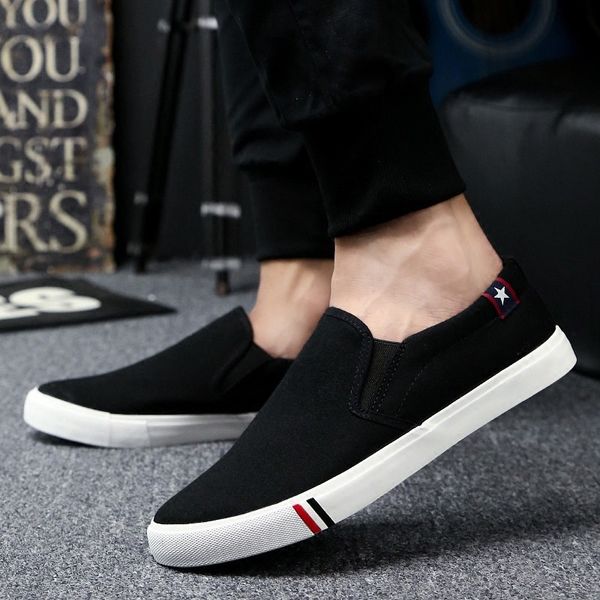 2019 canvas men vulcanize shoes fashion classic white casual shoes men comfortable lace up flats male lightweight breathable, Black
2019 canvas men vulcanize shoes fashion classic white casual shoes men comfortable lace up flats male lightweight breathable, Black