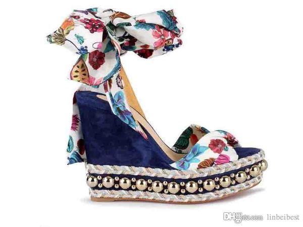 2019ss women wedge heels flower patterns open toe with studs elegant style levantinana red bottom wedge sandals luxury wedding dress, Black
2019ss women wedge heels flower patterns open toe with studs elegant style levantinana red bottom wedge sandals luxury wedding dress, Black