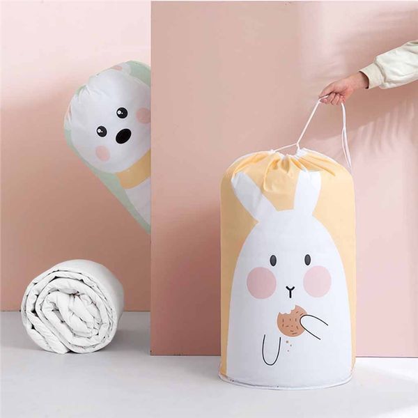 new peva cylindrical waterproof print quilt clothing finishing dust bag durable practical convenient household items
new peva cylindrical waterproof print quilt clothing finishing dust bag durable practical convenient household items