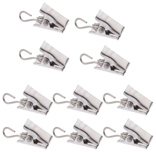 10pcs heavy duty curtain clips with hook spring clamps drape ring clips 30mm, balcony screen hook
10pcs heavy duty curtain clips with hook spring clamps drape ring clips 30mm, balcony screen hook