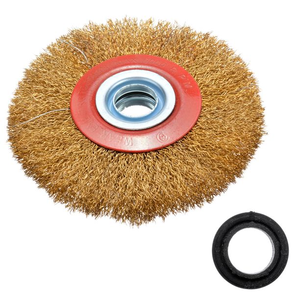 5''/8''steel wire brush wheel metal surface cleaning derusting brush reducers adaptor rings for bench grinder machine po
5''/8''steel wire brush wheel metal surface cleaning derusting brush reducers adaptor rings for bench grinder machine po