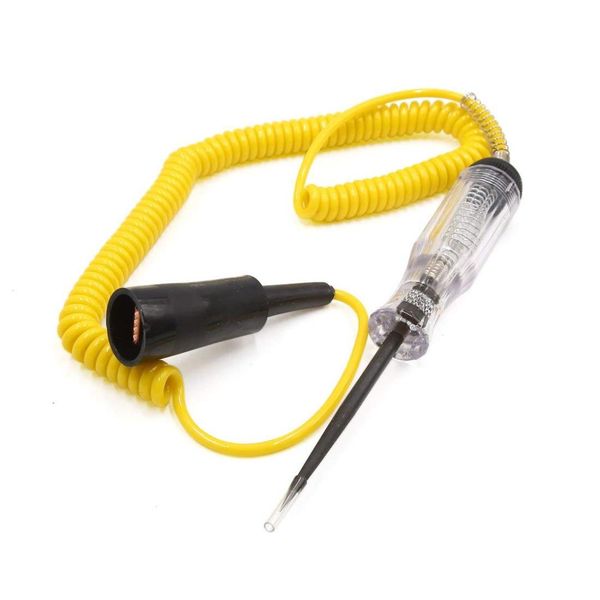 uxcell yellow spring auto car truck 6v/12v/24v dc voltage circuit tester probe pen
uxcell yellow spring auto car truck 6v/12v/24v dc voltage circuit tester probe pen