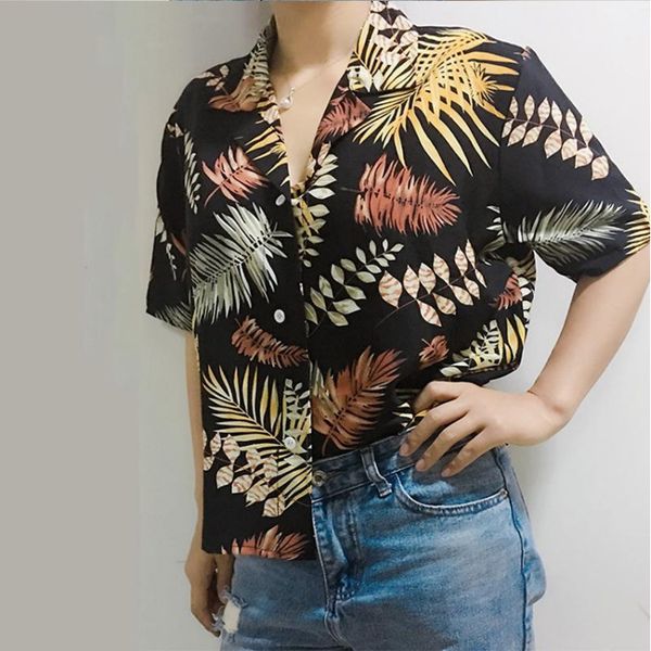 brand designer summer women's casual blouse shirt leaves chiffon print v-neck half sleeve lady's fashion women loose blusas, White
brand designer summer women's casual blouse shirt leaves chiffon print v-neck half sleeve lady's fashion women loose blusas, White