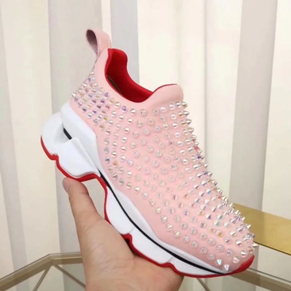 designer shoes studded spikes flats shoes for men women glitter party lovers genuine leather casual sneakers by toy99 11, Black;red
designer shoes studded spikes flats shoes for men women glitter party lovers genuine leather casual sneakers by toy99 11, Black;red