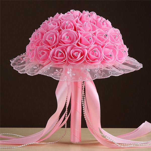 crystal lace rose bridesmaid wedding bouquet bridal artificial silk foam flowers bridal bouquet for wedding party flower^25
crystal lace rose bridesmaid wedding bouquet bridal artificial silk foam flowers bridal bouquet for wedding party flower^25