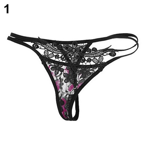 women lace hollow thongs g-string briefs panties knicker lingerie underwear 6rlz, Black;pink
women lace hollow thongs g-string briefs panties knicker lingerie underwear 6rlz, Black;pink