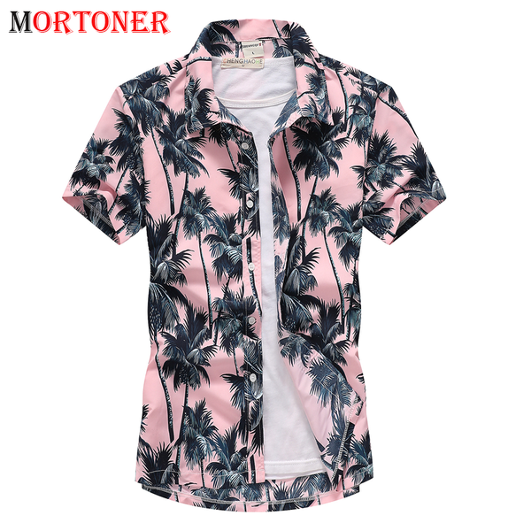 men's casual shirts pink palm tree printed hawaiian for men short sleeve quick dry button down mens tropical aloha beach wear, White;black
men's casual shirts pink palm tree printed hawaiian for men short sleeve quick dry button down mens tropical aloha beach wear, White;black