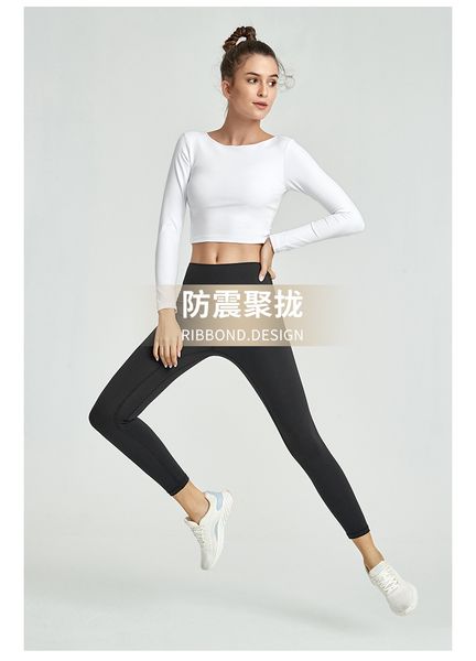 women mesh yoga built in bra backless sport cropped long sleeve for dance gym shirts padded activewea, White;red
women mesh yoga built in bra backless sport cropped long sleeve for dance gym shirts padded activewea, White;red