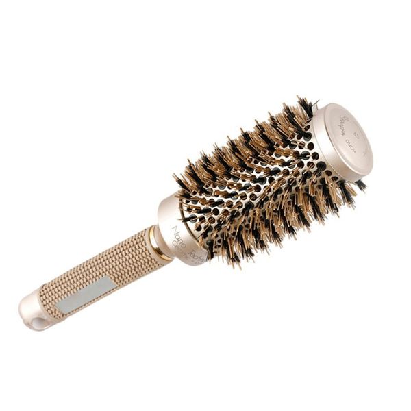 professional hairdressing brushes high temperature resistant ceramic iron round hair comb hair styling tool massage hairbrush, Silver
professional hairdressing brushes high temperature resistant ceramic iron round hair comb hair styling tool massage hairbrush, Silver