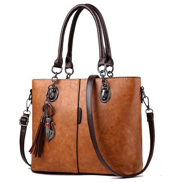 women handbags makeup bag ladies hand bag for women solid shoulder leather handbag(brown
women handbags makeup bag ladies hand bag for women solid shoulder leather handbag(brown