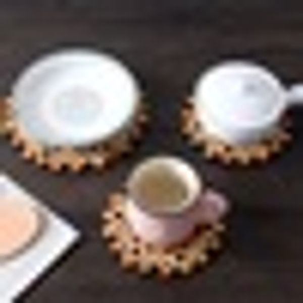 16/21cm desk table mats round bamboo placemat insulation pads against coasters hollow wooden pot cup mat kitchen accessorie
16/21cm desk table mats round bamboo placemat insulation pads against coasters hollow wooden pot cup mat kitchen accessorie