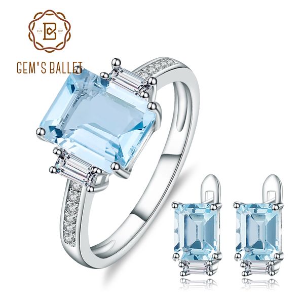 gem's ballet rectangle natural sky blue z rings clip earrings gemstone 925 sterling silver fine jewelry set for women gift, Black
gem's ballet rectangle natural sky blue z rings clip earrings gemstone 925 sterling silver fine jewelry set for women gift, Black