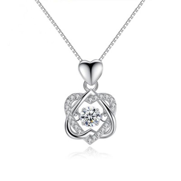 fashion romantic double heart flower pendant necklace with zircon rose gold/silver color necklace for women jewelry
fashion romantic double heart flower pendant necklace with zircon rose gold/silver color necklace for women jewelry