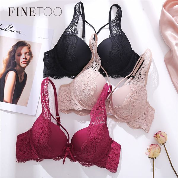 bra women b c cup lace lingerie massage cup brassiere fashion front cross bras solid color underwear female bralette 36-42, Red;black
bra women b c cup lace lingerie massage cup brassiere fashion front cross bras solid color underwear female bralette 36-42, Red;black