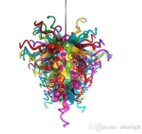 artistic lamps multi color blown glass chandelier style home decor modernm pendant light
artistic lamps multi color blown glass chandelier style home decor modernm pendant light