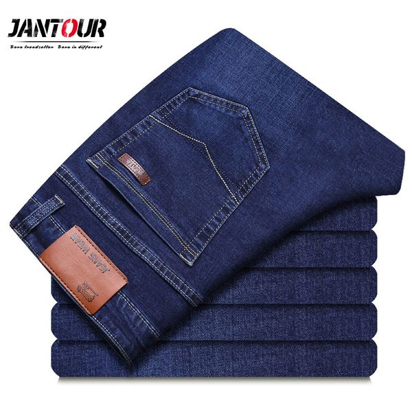 jantour brand 2018 new autumn winter thick men's jeans business casual stretch slim jeans cotton trousers denim pants male 35 40, Blue
jantour brand 2018 new autumn winter thick men's jeans business casual stretch slim jeans cotton trousers denim pants male 35 40, Blue