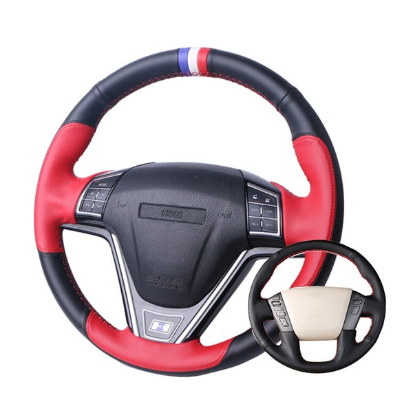 diy hand-stitched black leather car steering wheel cover for 2011-2017 infiniti qx56 2011-2013 qx80
diy hand-stitched black leather car steering wheel cover for 2011-2017 infiniti qx56 2011-2013 qx80