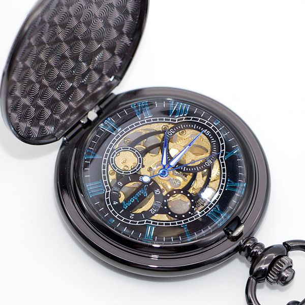 drop shipping vintage fashion black mechanical pocket watch casual for fob watch necklace pendent for gift, Slivery;golden 
drop shipping vintage fashion black mechanical pocket watch casual for fob watch necklace pendent for gift, Slivery;golden