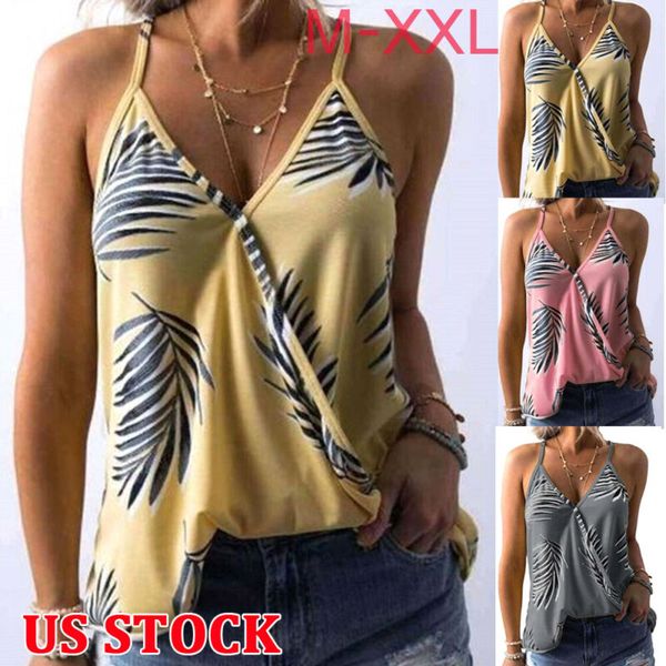 summer boho casual front cross v neck camisole sleeveless holiday beach leaf printed camis tank for ladies, White
summer boho casual front cross v neck camisole sleeveless holiday beach leaf printed camis tank for ladies, White