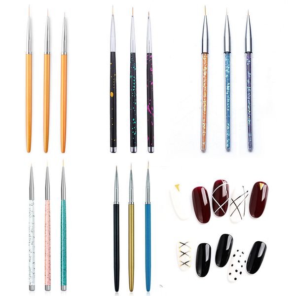 3pcs professional nail art pen design set dotting painting drawing brush pen tools #40-33, Silver
3pcs professional nail art pen design set dotting painting drawing brush pen tools #40-33, Silver
