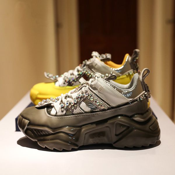 stylesowner women sneakers european women shoes spring new rhinestone shoes ins tide flat sports genuine leather, Black
stylesowner women sneakers european women shoes spring new rhinestone shoes ins tide flat sports genuine leather, Black