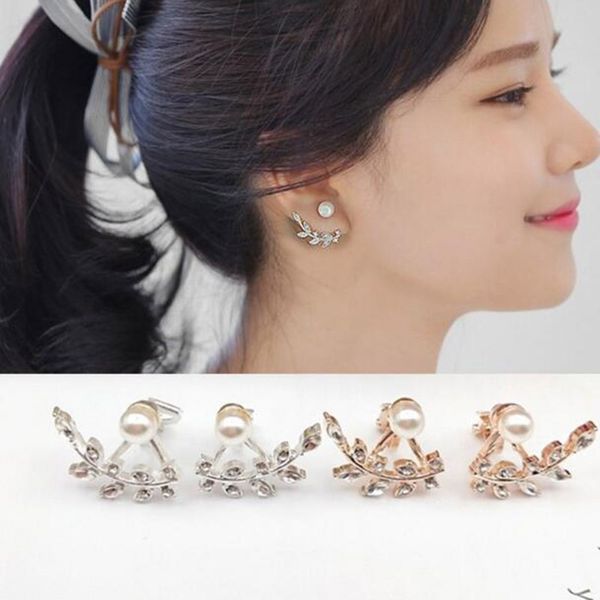 grace jun new design cute leaf shape simulated pearl clip on earrings non piercing for women no ear hole earirngs korea style, Silver
grace jun new design cute leaf shape simulated pearl clip on earrings non piercing for women no ear hole earirngs korea style, Silver