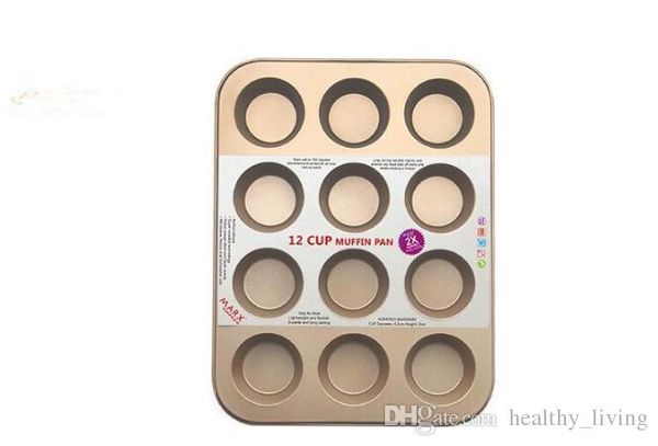 non-stick 12 holes muffin cake mold baking tray heavy carbon steel bake pan champagne pudding cake mold metal box packing 222
non-stick 12 holes muffin cake mold baking tray heavy carbon steel bake pan champagne pudding cake mold metal box packing 222